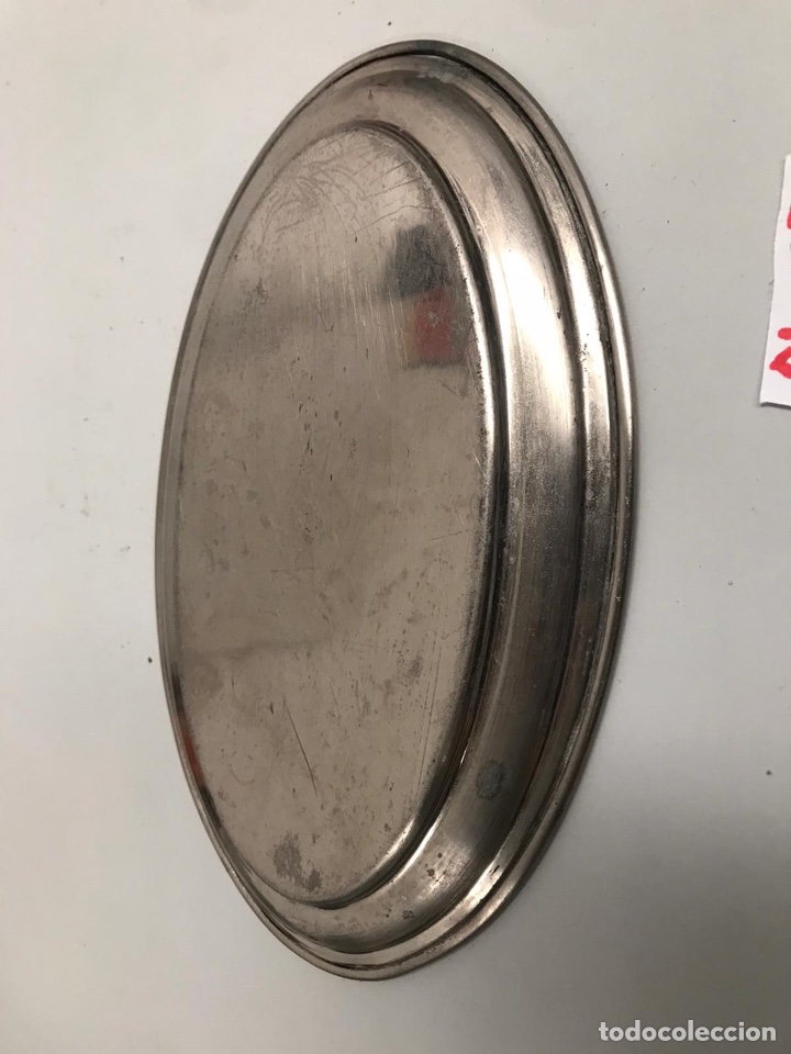 Antig&uuml;edades: Bandeja de metal - Foto 2