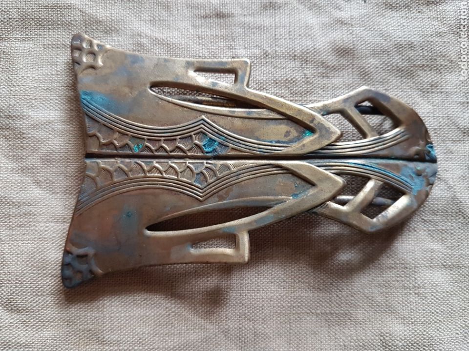 Antig&uuml;edades: Magnifica antigua hebilla art dec&oacute; - Foto 1