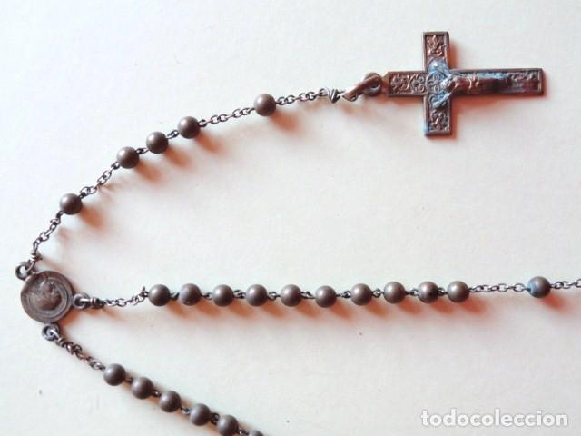 Antig&uuml;edades: ROSARIO CUENTAS DE METAL. - Foto 2