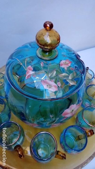Antig&uuml;edades: ponchera veneciana-murano - Foto 4