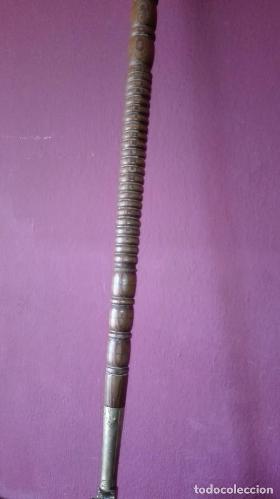 Antig&uuml;edades: ANTIGUO BRASERO CALIENTACAMAS CON MANGO DE MADERA - Foto 4