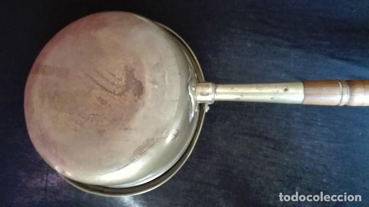Antig&uuml;edades: ANTIGUO BRASERO CALIENTACAMAS CON MANGO DE MADERA - Foto 14