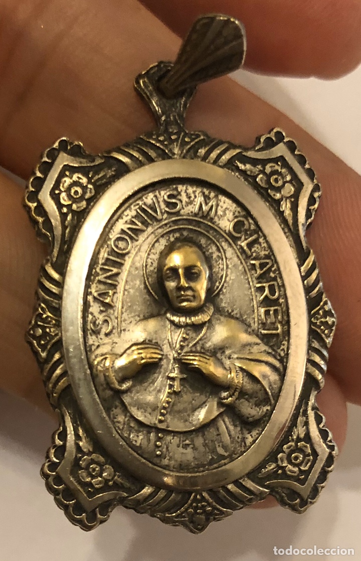 Antig&uuml;edades: Medalla San Antonio M. Claret. - Foto 2