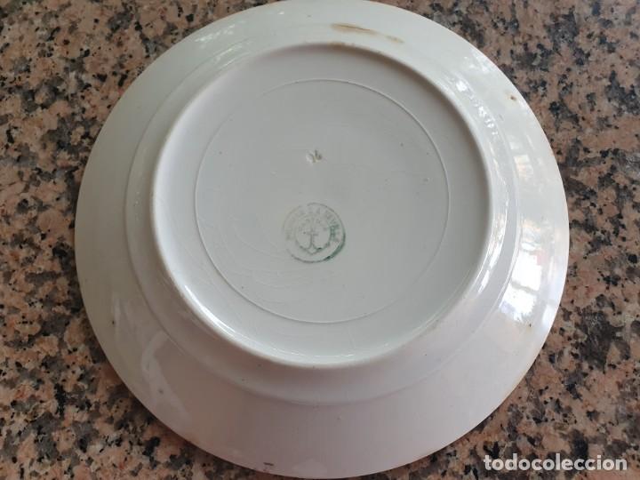 Antig&uuml;edades: Antiguo plato de la cartuja - Foto 3