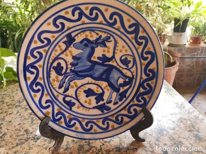 Antig&uuml;edades: Antiguo plato  de Manises - Foto 1