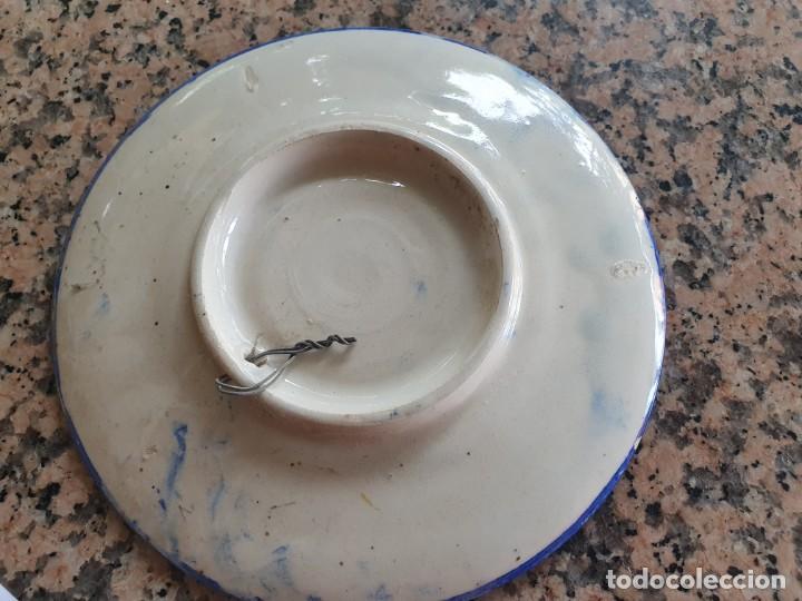 Antig&uuml;edades: Antiguo plato  de Manises - Foto 3