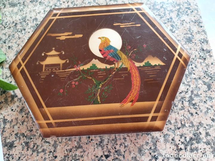 Antig&uuml;edades: Antigua caja  de madera - Foto 2