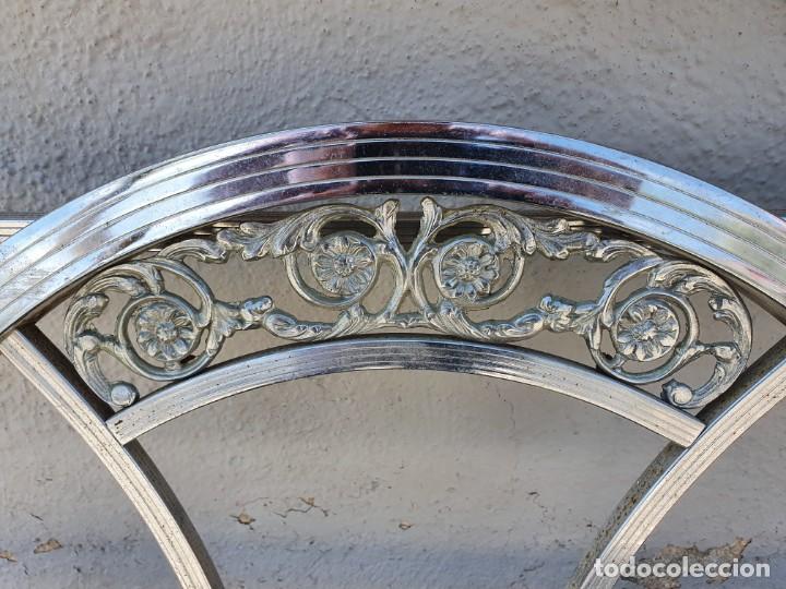Antig&uuml;edades: Antigua cama de niquel - Foto 4