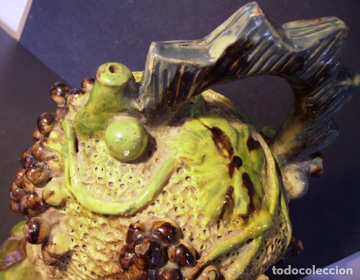 Antig&uuml;edades: SOBERBIO  BOTIJO  CER&Aacute;MICA  DE  CUENCA  XIX - Foto 19