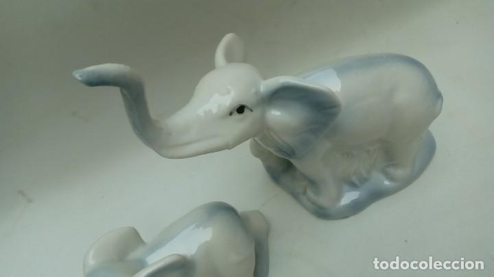 Antig&uuml;edades: elefantes de porcelana- - Foto 2