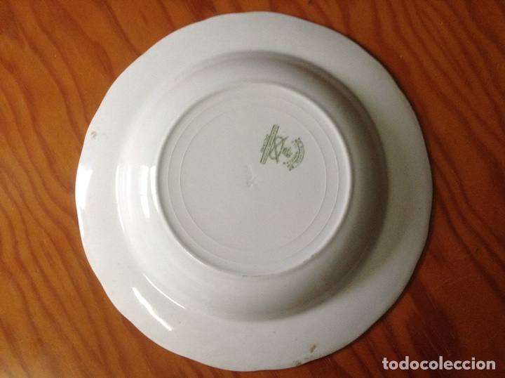 Antig&uuml;edades: Plato antiguo de porcelana inglesa Ducmess - Foto 4