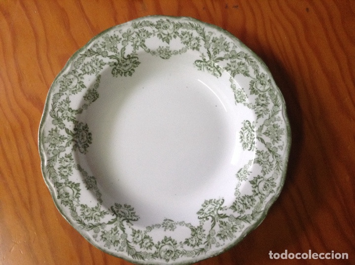 Antig&uuml;edades: Plato antiguo de porcelana inglesa Ducmess - Foto 1