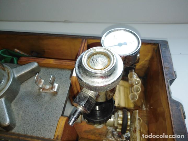Antig&uuml;edades: antiguo aparato medico medir aire - Foto 4