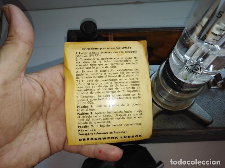 Antig&uuml;edades: antiguo aparato medico medir aire - Foto 7