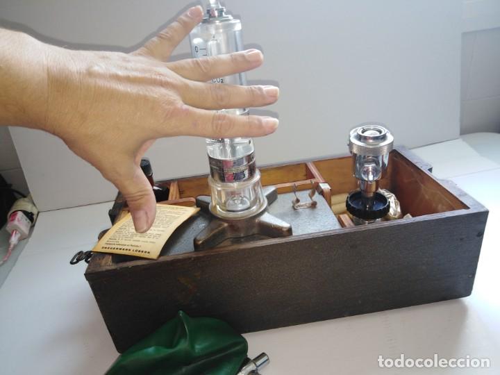 Antig&uuml;edades: antiguo aparato medico medir aire - Foto 8
