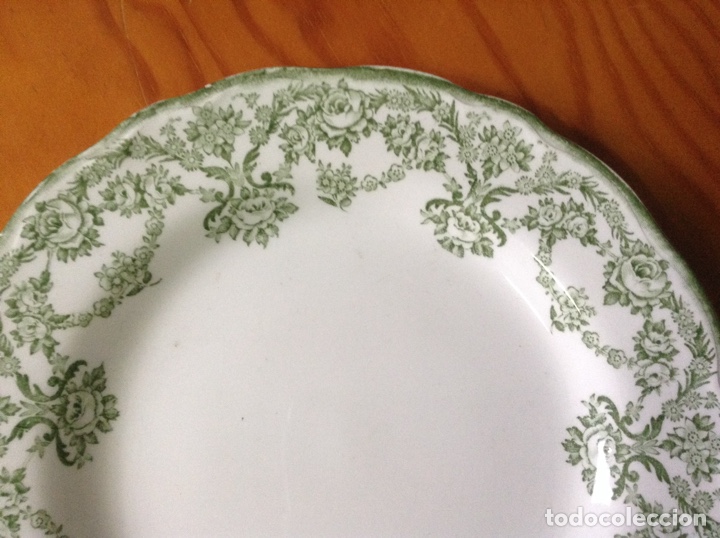 Antig&uuml;edades: Plato antiguo de porcelana inglesa Ducmess - Foto 2