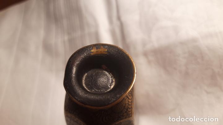 Antig&uuml;edades: Jarrones bronce japoneses peque&ntilde;os - Foto 7