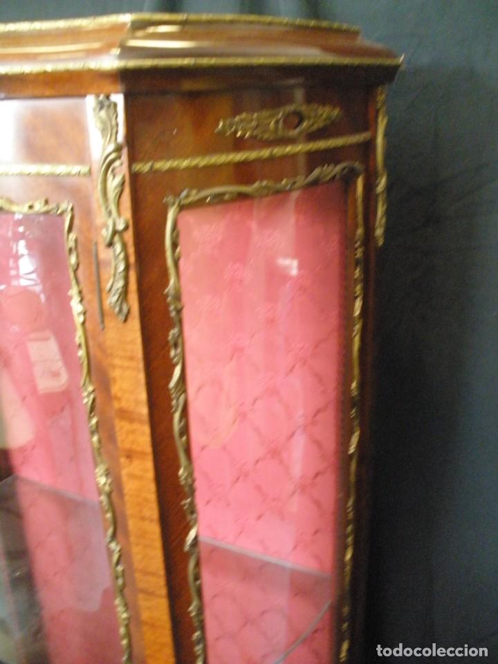 Antig&uuml;edades: vitrina francesa LUIS XV - - Foto 5