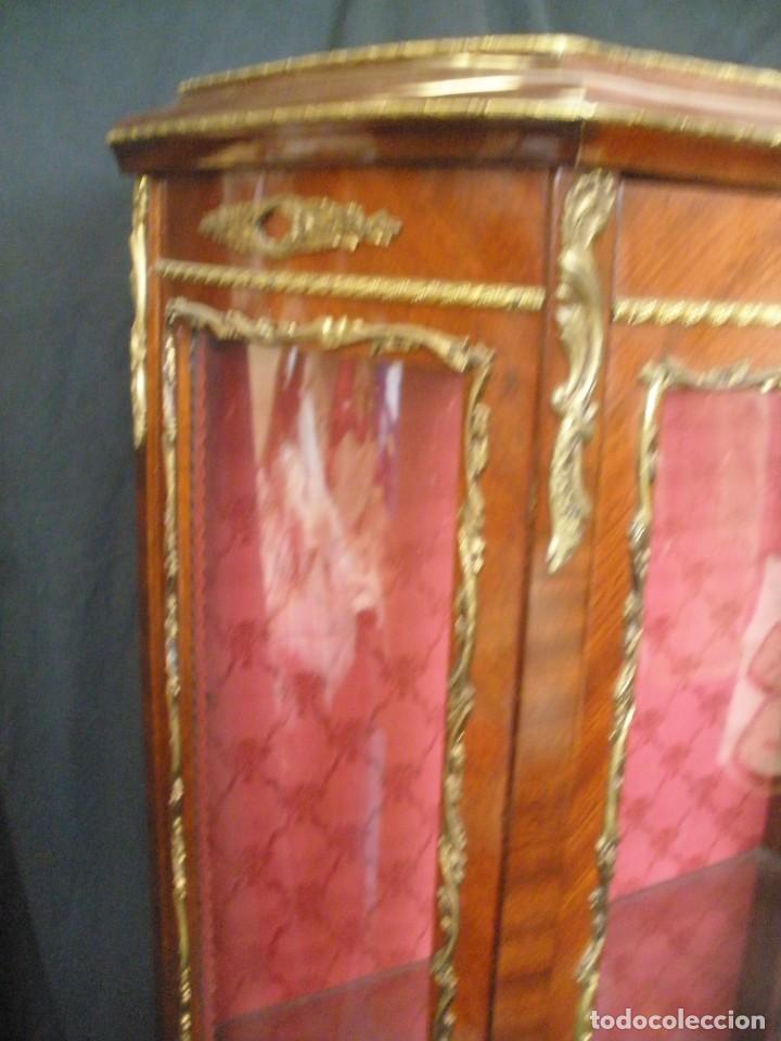 Antig&uuml;edades: vitrina francesa LUIS XV - - Foto 8