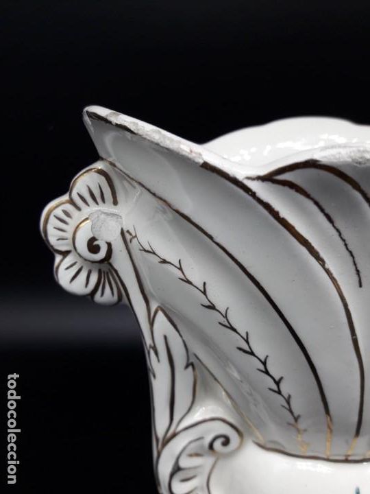 Antig&uuml;edades: Pareja floreros ceramica - Foto 6