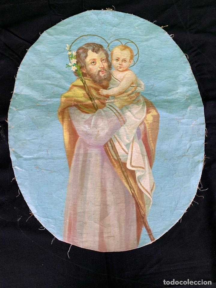 Antig&uuml;edades: -LIENZO RELIGIOSO- - Foto 1