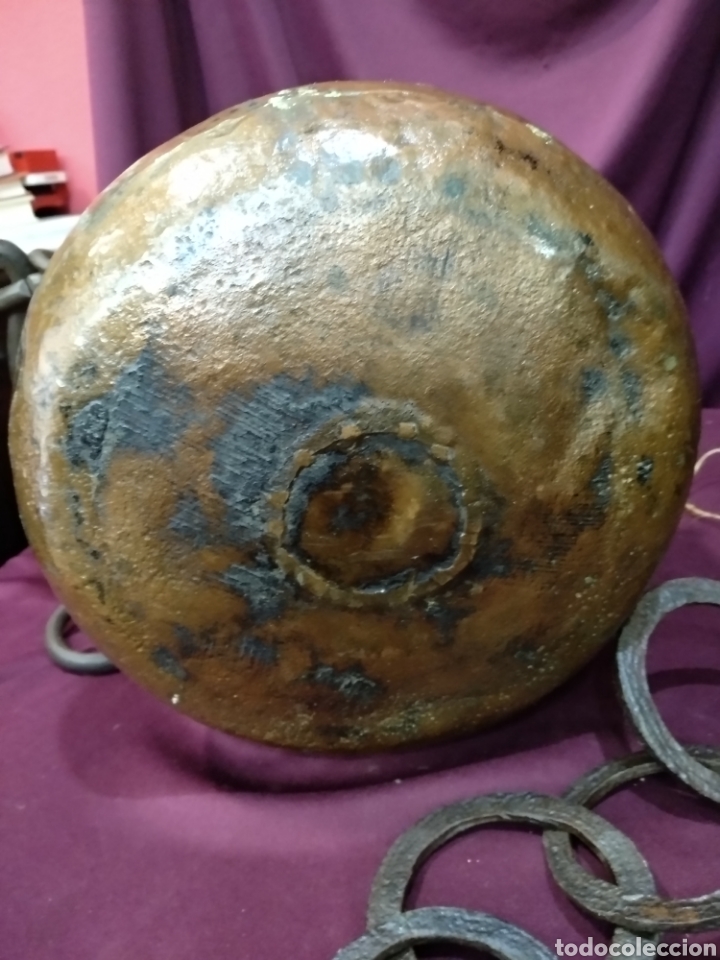 Antig&uuml;edades: Antigua Olla de cobre - Foto 5