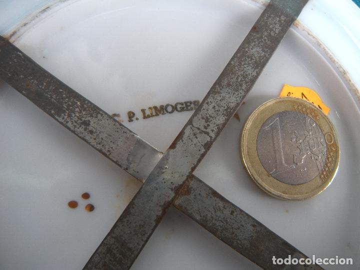 Antig&uuml;edades: PLATO DE LIMOGES ROM&Aacute;NTICO - Foto 2
