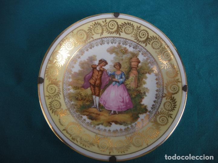 Antig&uuml;edades: PLATO DE LIMOGES ROM&Aacute;NTICO - Foto 1