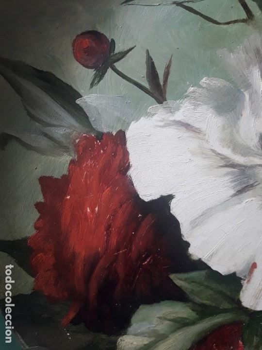 Antig&uuml;edades: Plato pintado a mano - Foto 3