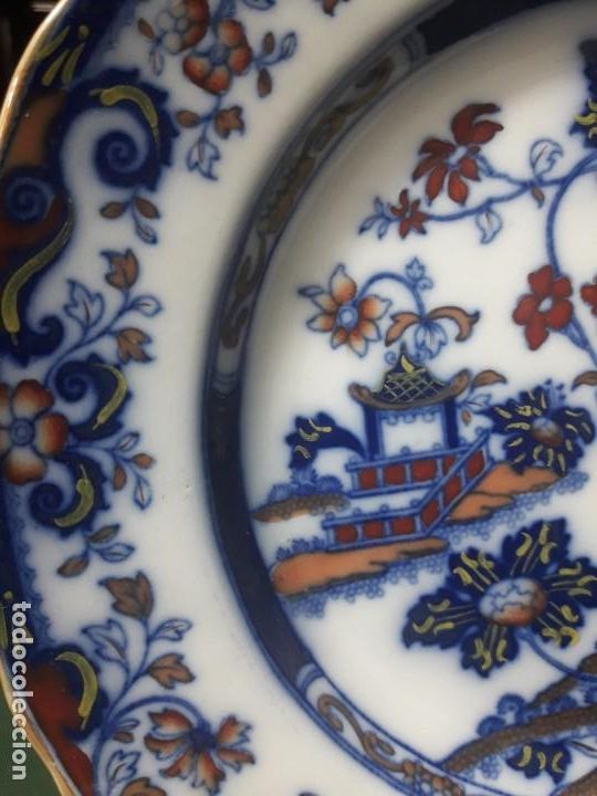 Antig&uuml;edades: Plato porcelana Inglesa - Foto 3