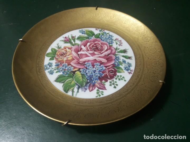 Antig&uuml;edades: Plato porcelana decorado Alem&aacute;n - Foto 1