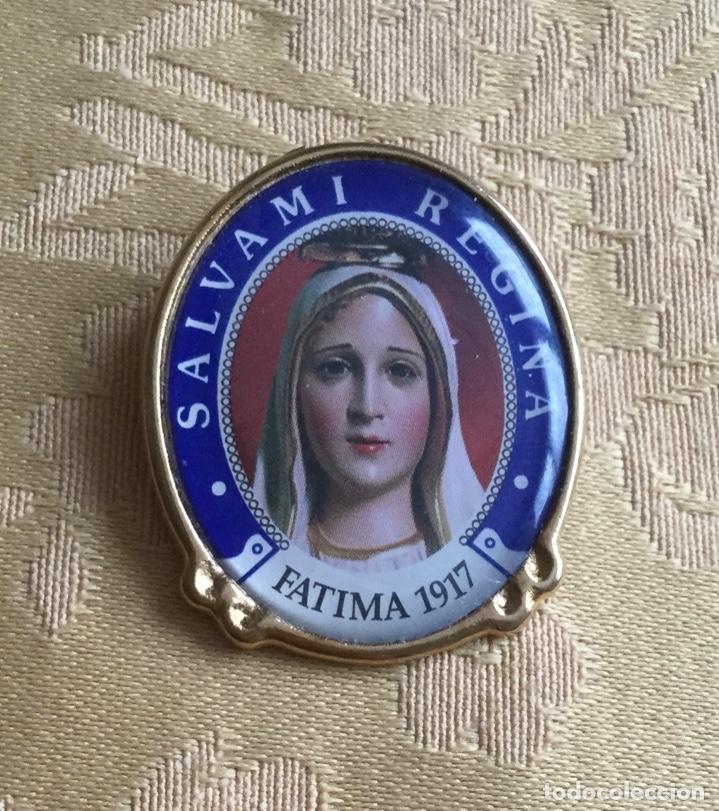 Antig&uuml;edades: ALFILER BROCHE VIRGEN DE FATIMA - Foto 1