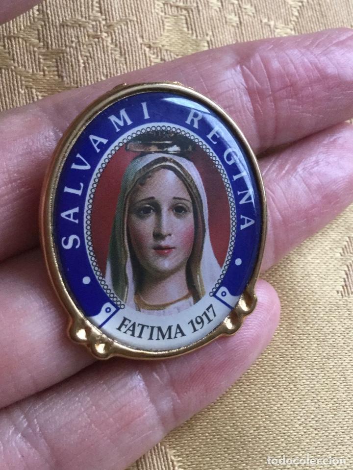 Antig&uuml;edades: ALFILER BROCHE VIRGEN DE FATIMA - Foto 4