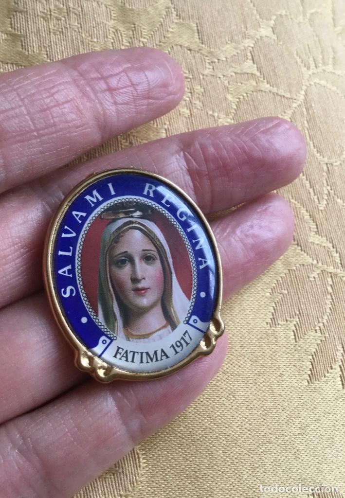 Antig&uuml;edades: ALFILER BROCHE VIRGEN DE FATIMA - Foto 5