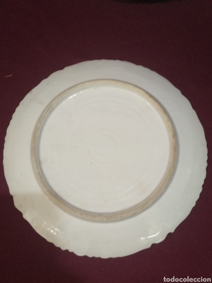 Antig&uuml;edades: Conjunto de 2 platos de ceramica - Foto 4