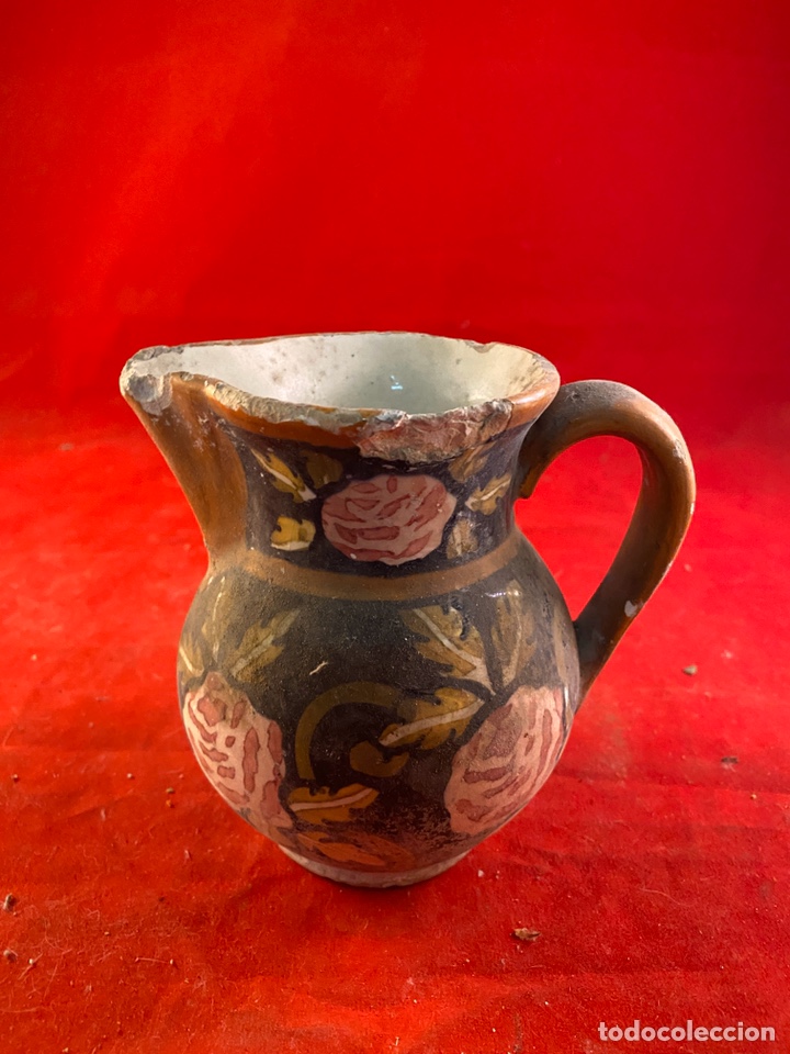 Antig&uuml;edades: Jarra vieja cer&aacute;mica - Foto 1