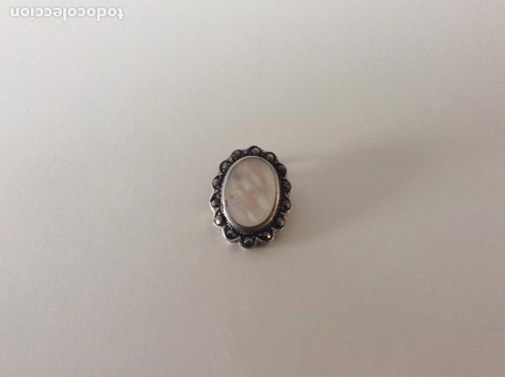 Antig&uuml;edades: Colgante plata y nacar - Foto 1