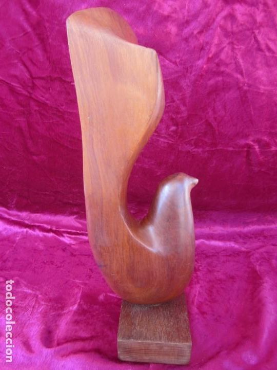 Antig&uuml;edades: Talla Caoba La Paloma. - Foto 3