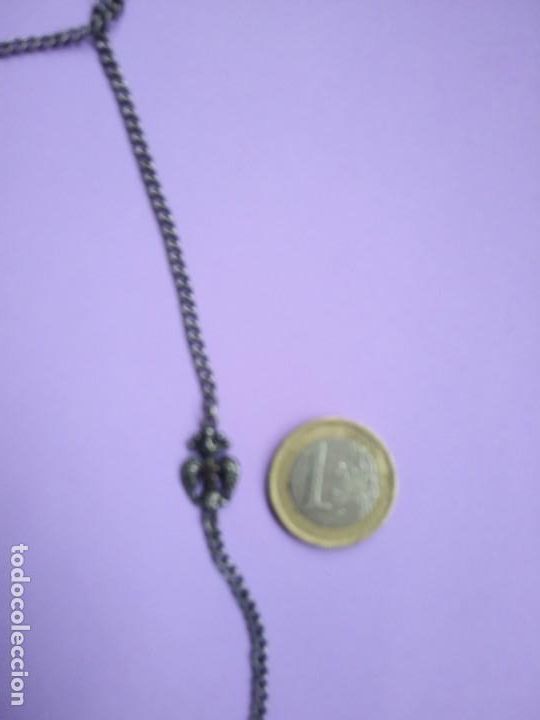 Antig&uuml;edades: ANTIGUA CADENA PLATA ABANICO - Foto 3