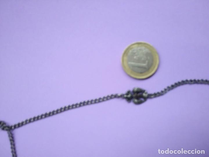 Antig&uuml;edades: ANTIGUA CADENA PLATA ABANICO - Foto 8