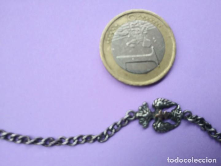 Antig&uuml;edades: ANTIGUA CADENA PLATA ABANICO - Foto 9