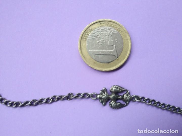 Antig&uuml;edades: ANTIGUA CADENA PLATA ABANICO - Foto 10