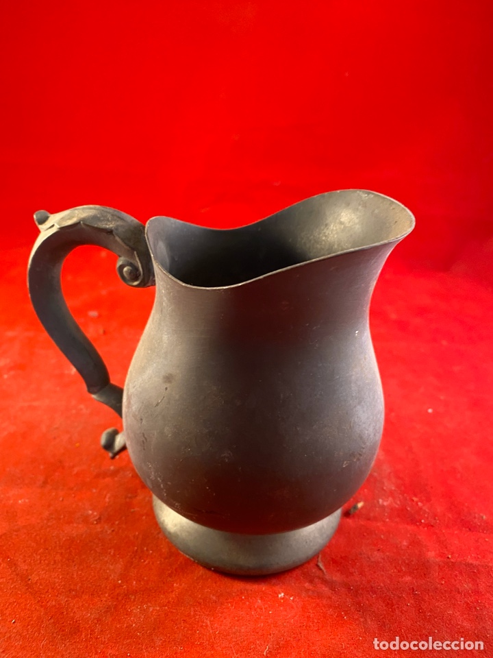 Antig&uuml;edades: Jarra lat&oacute;n - Foto 2