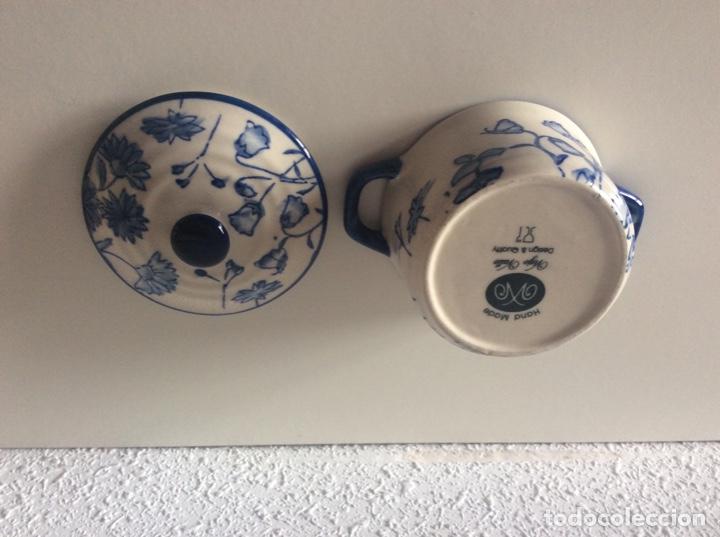 Antig&uuml;edades: Cacerola pintada a mano - Foto 3