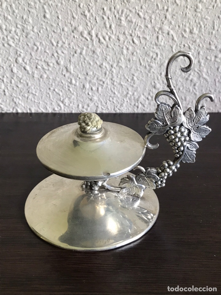 Antiquit&auml;ten: Calentador copas mechero plata 925 pedro duran vintage