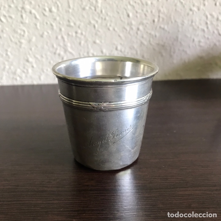 Antiquit&auml;ten: Vaso plata 925 antiguo vaso torero