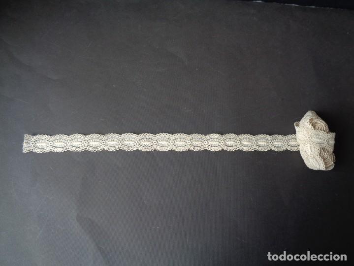 Antig&uuml;edades: ANTIGUO ENCAJE HECHO A MAQUINA - Foto 1