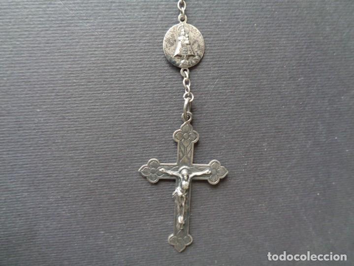 Antig&uuml;edades: ROSARIO DE PLATA CON LA VIRGEN DE COVADONGA - Foto 5