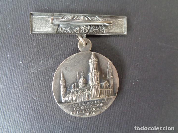 Antig&uuml;edades: MEDALLA DEL A&Ntilde;O DEL PILAR 1972 1973 - Foto 4