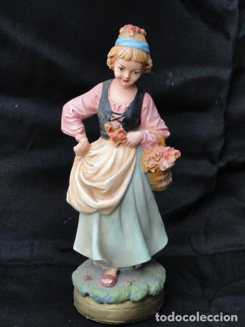 Antig&uuml;edades: FIGURA YESO PASTORA. - Foto 1